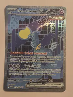 Iron Crown ex 158/131 Prismatic Evolutions Pokemon Card NM SIR - Image 1