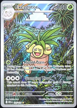 Pokemon TCG Exeggutor 135/132 2025 Mega Evolution Illustration Rare Card - NM - Image 1