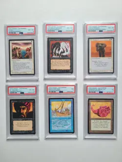 MTG 6 Arabian Nights 1993 PSA Graded Cards Cuombajj Witches El-hajjaj+ More LOOK - Image 1