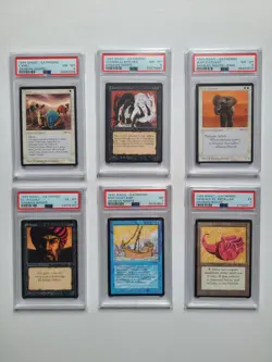 MTG 6 Arabian Nights 1993 PSA Graded Cards Cuombajj Witches El-hajjaj+ More LOOK - Image 2