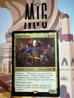 Edgar Markov ✨ FOIL ✨ MTG NM Near Mint Commander 2017 (036) - Image 1