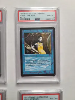 MTG 8 1993 Beta PSA Graded Cards Power Sink, Holy and Unholy Strength+ More LOOK - Image 5