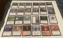 MTG Cards Lot Black Foil, Rare, Uncommon, Land + Commons Magic The Gathering - Image 1