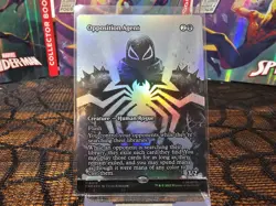 Opposition Agent (Borderless Foil) Marvel Universe Spiderman MTG - Image 1