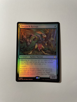 MTG Pawpatch Recruit #187 FOIL - BLB BloomBurrow Rare Creature - Image 1