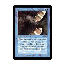 WOTC MtG Arabian Nights Dandan (C4) EX - Image 1