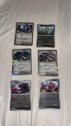 Pokemon Mega Evolution steel Lot NM 6 Cards - Image 1