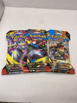 3x Pokemon Mega Evolution Sleeved Booster Packs NEW SEALED (LOT OF 3) Pokemon - Image 2
