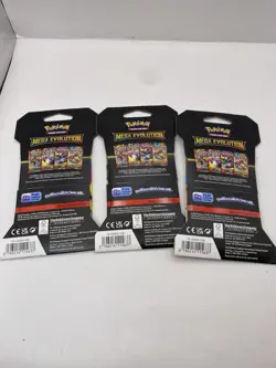 3x Pokemon Mega Evolution Sleeved Booster Packs NEW SEALED (LOT OF 3) Pokemon - Image 3