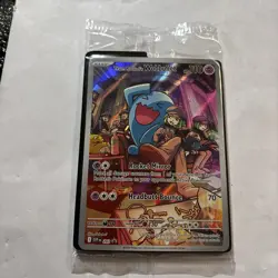 Pokemon TCG: Destined Rivals - Team Rockets Wobbuffet - SVP Black Star Promo 203 - Image 1