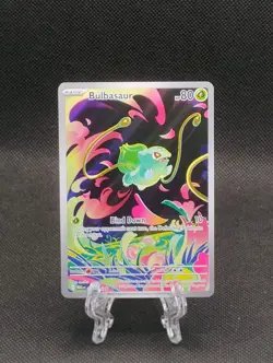 2025 Pokemon Mega Evolution Bulbasaur 133 Illustration Rare NM - Image 1