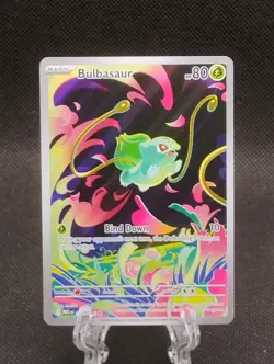 2025 Pokemon Mega Evolution Bulbasaur 133 Illustration Rare NM - Image 2