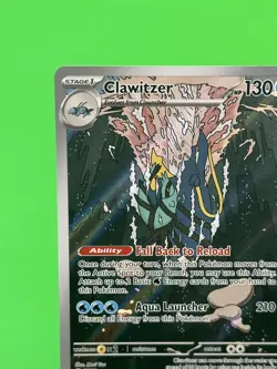 Pokemon Clawitzer Mega Evolution Illustration Rare 141/132 NM!!! - Image 4