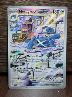 Pokemon TCG Metagross 178/162 Temporal Forces Full Art Illustration Rare - NM - Image 1