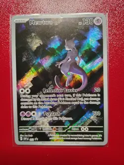 Pokemon Mewtwo SVP 05252 Black Star Promo Scarlet And Violet - Image 1