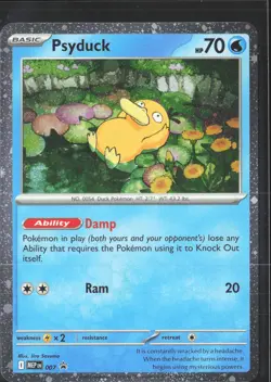 Psyduck 007 Black Star Promo Mega Evolution Pokemon TCG - Image 1