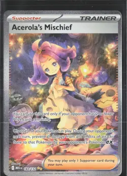 Acerola's Mischief SIR: Mega Evolutions 183/132 Pokemon TCG - Image 1