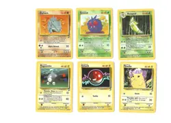 Pokemon Vintage Card Lot Base set 2 WOTC Era NM/LP Lot Of X6 - Image 1