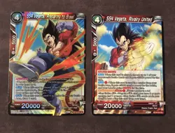 Dragon Ball Super SS4 Vegeta, Preparing To Brawl BT18-017 C Foil Card - Image 1