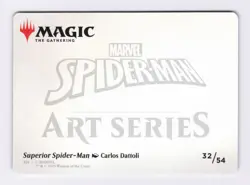 Superior Spider-Man Art Card, Art Series 32/54 MTG Marvel's Spider-Man (AASPM) - Image 2