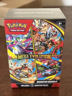 Pokemon TCG Mega Evolution Booster Bundle Box Trading Card NEW SEALED! In Hand - Image 1