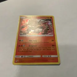 Pokemon TCG Lost Thunder - Entei #47/214 - Cracked Ice Holo Rare Card - Image 2