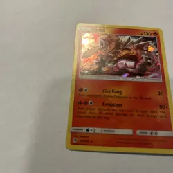 Pokemon TCG Lost Thunder - Entei #47/214 - Cracked Ice Holo Rare Card - Image 4