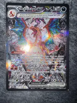 Pokemon TCG Charizard EX Holo Ultra Rare Card 223/197 SV03 Obsidian Flames - Image 1