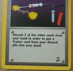 Item Finder 103/130 Rare Non-Holo Base 2 Set Pokemon Trainer Card NM - Image 3