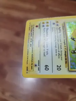 Raichu 14/102 - Base Set Unlimited - WOTC Holo Rare Pokemon Card - Vintage PL** - Image 3