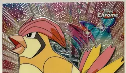 PIDGEOTTO #17, Series 1 - 2000, Topps TV Animation Edition Chrome Pokemon Card - Image 4