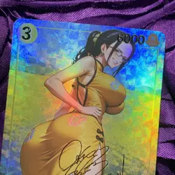 Tashigi ONE PIECE Asian Dress GODDESS ACG Waifu Girl Holo Card - Image 2