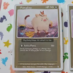 Pokepu Season 1 1st ed Mangkey (Mankey) & Mapey (Primeape) Pokemon Fan Art cards - Image 2