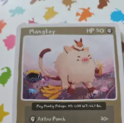 Pokepu Season 1 1st ed Mangkey (Mankey) & Mapey (Primeape) Pokemon Fan Art cards - Image 4