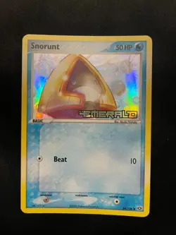 Common Snorunt Holo Stamped Card Emerald 64/106 Pokemon TCG - Image 1