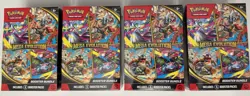 Pokemon Mega Evolutions Booster Bundles x4 - New Sealed + BONUS Cards (100+) - Image 1