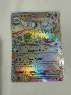 Pokemon TCG Flygon EX Tera Surging Sparks Double Rare Holo Card 106/191 - Image 1