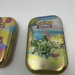 Lot of 5 Pokemon Mini Tins w/ Insert Cards - Charmander, Grookey, Mimikyu, More - Image 3