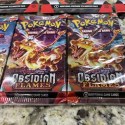 16x Obsidian Flames Booster pack New Sealed Pokemon Cards - Image 4