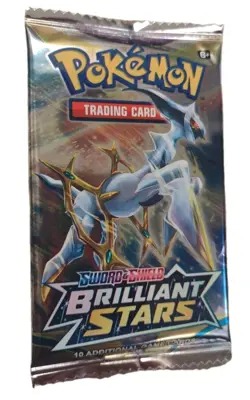 Pokemon Brilliant Stars Booster Pack 10 Cards Pack NEW SEALED Official TCG - Image 1