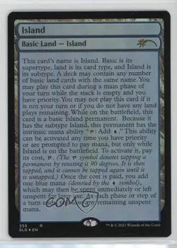 The Full Text Lands - Island Foil Magic: Secret Lair Drop Series #255 - Image 1