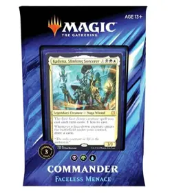 MTG Commander 2019 - Faceless Menace Sleeved Deck - Complete Never Played 630509892563 - Image 1
