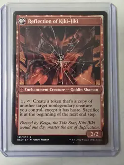 Magic the Gathering Fable of the Mirror-Breaker, NEO, Foil, #141, Red.rare, Mint - Image 1