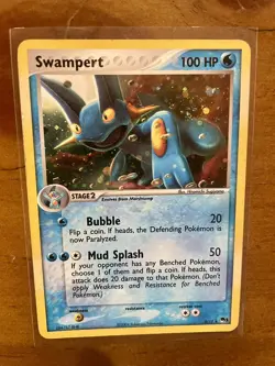 Swirl!! Swampert Pop Series 1 Holo 5/17 Pokemon TCG - Image 1