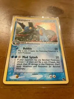 Swirl!! Swampert Pop Series 1 Holo 5/17 Pokemon TCG - Image 2