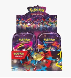 Pokemon TCG: Mega Heroes Mini Tins Set Of 10 w/Display IN HAND/SHIPS FAST! - Image 1