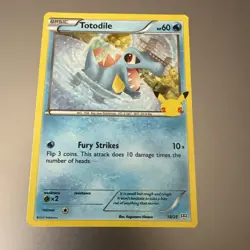 Totodile 18/25 - Pokemon 25th Anniversary McDonalds Promo- Holo NM/M - Image 1