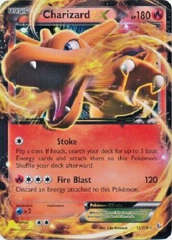 Pokemon TCG - Charizard EX - 11/106 - Ultra Rare - XY: Flashfire [Near Mint] - Image 1