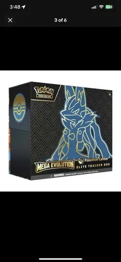 Pokemon Center 2x ETB Mega Evolution (Lucario & Gardevoir) PRESALE Ships Sept - Image 3