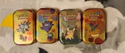 Pokemon TCG x3 151 Mini Tins w/ x1 Kanto Tin Bundle NEW SEALED - Image 1